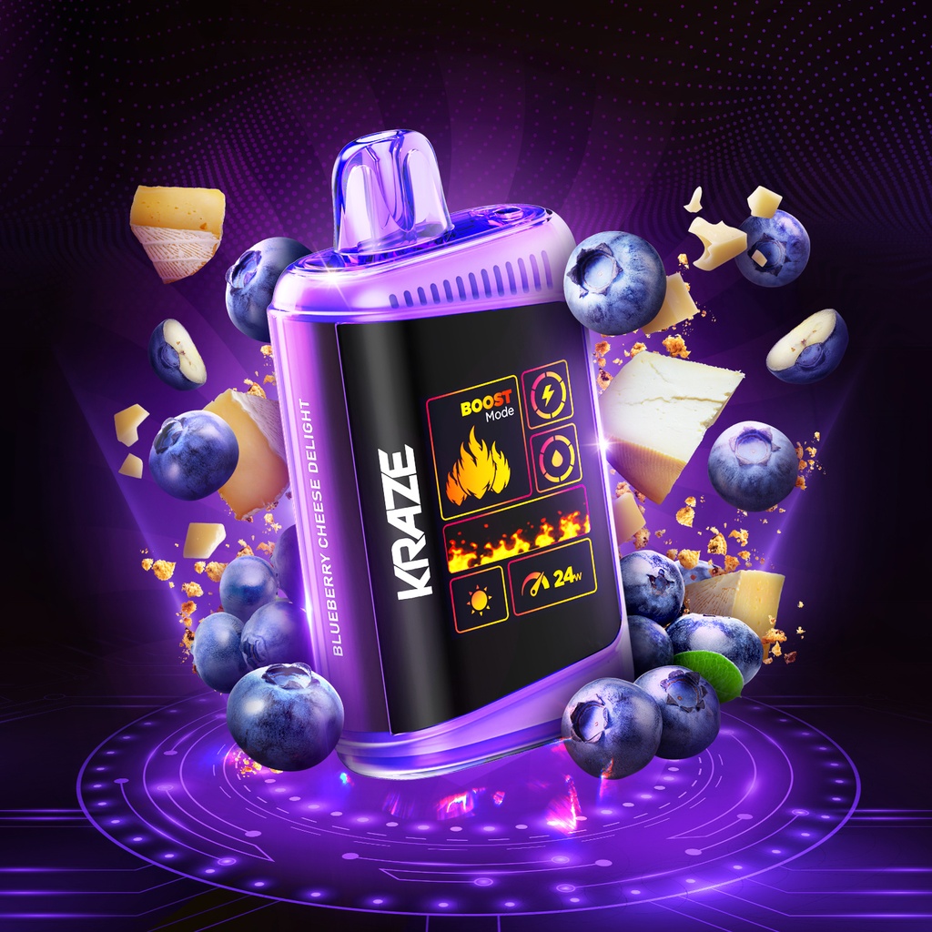 Kraze HD Mega Disposable Vape, 20mg/ml, 20ml | Bold and Flavourful Vaping Experience
