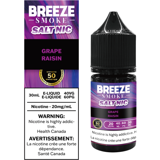 Breeze Nic Salt E-Liquid S50 30ml 20mg 